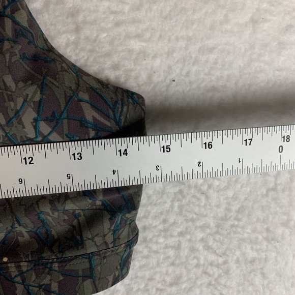 Colosseum Sports Bra Women's‎ Large Green Stretch Strappy Criss Cross Back 6875 - Picture 2 of 7